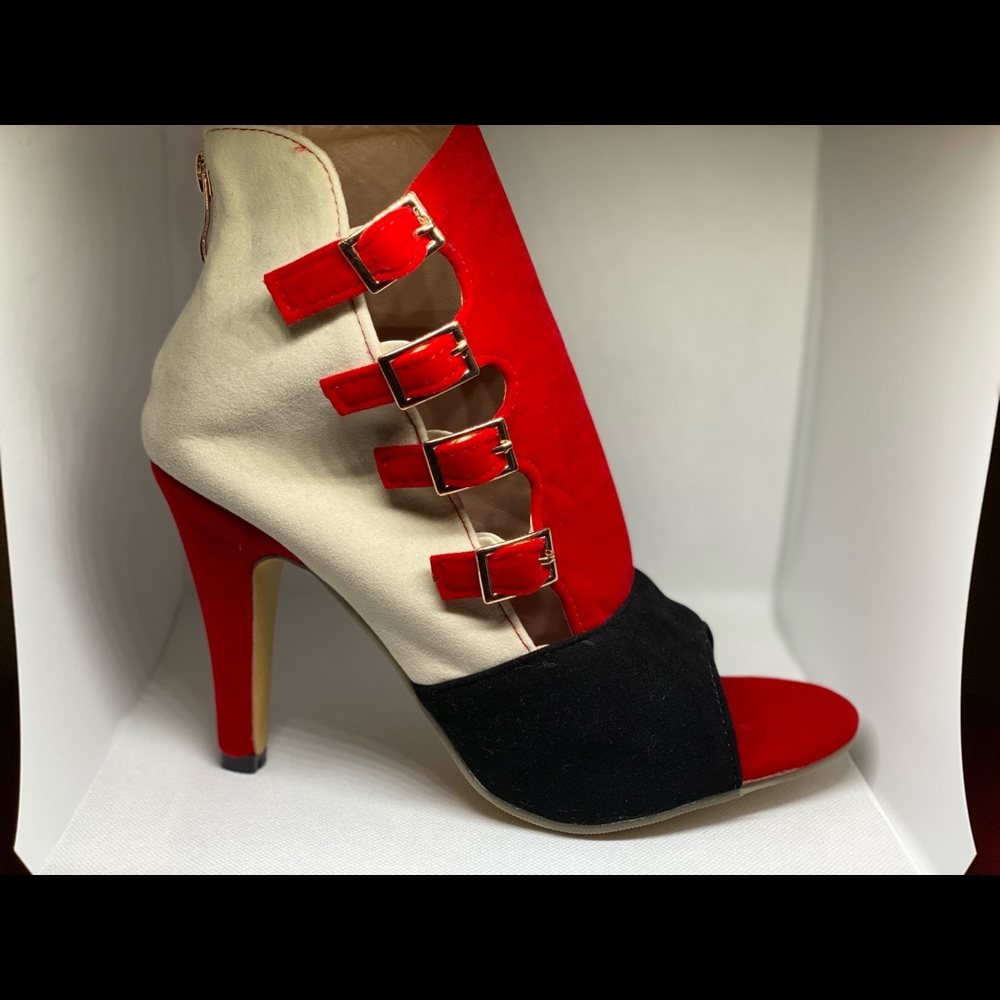 Color Block Heels